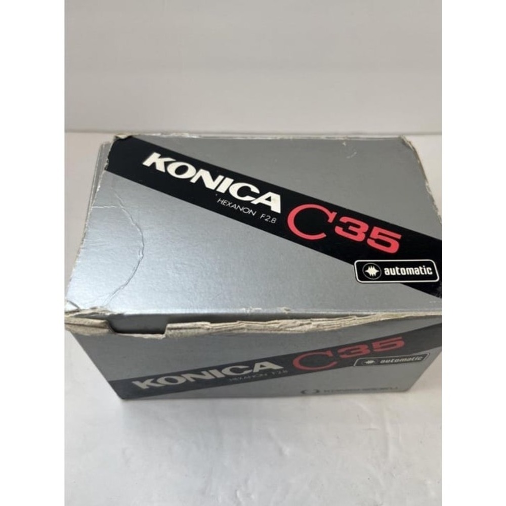 Vintage KONICA C35 Camera Box